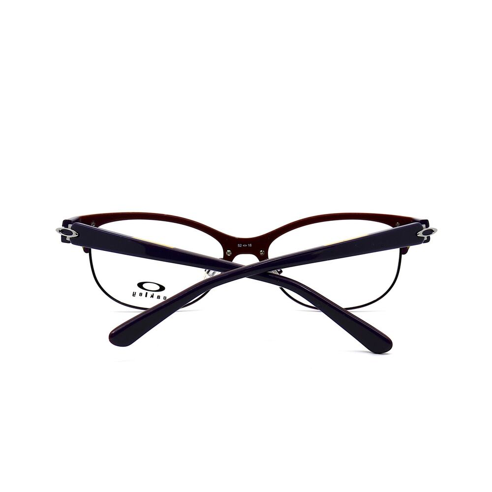 100% AUTHENTIC OAKLEY OX1108 EYEGLASSES DARK PURPLE FRAME NEW - Picture 6 of 10